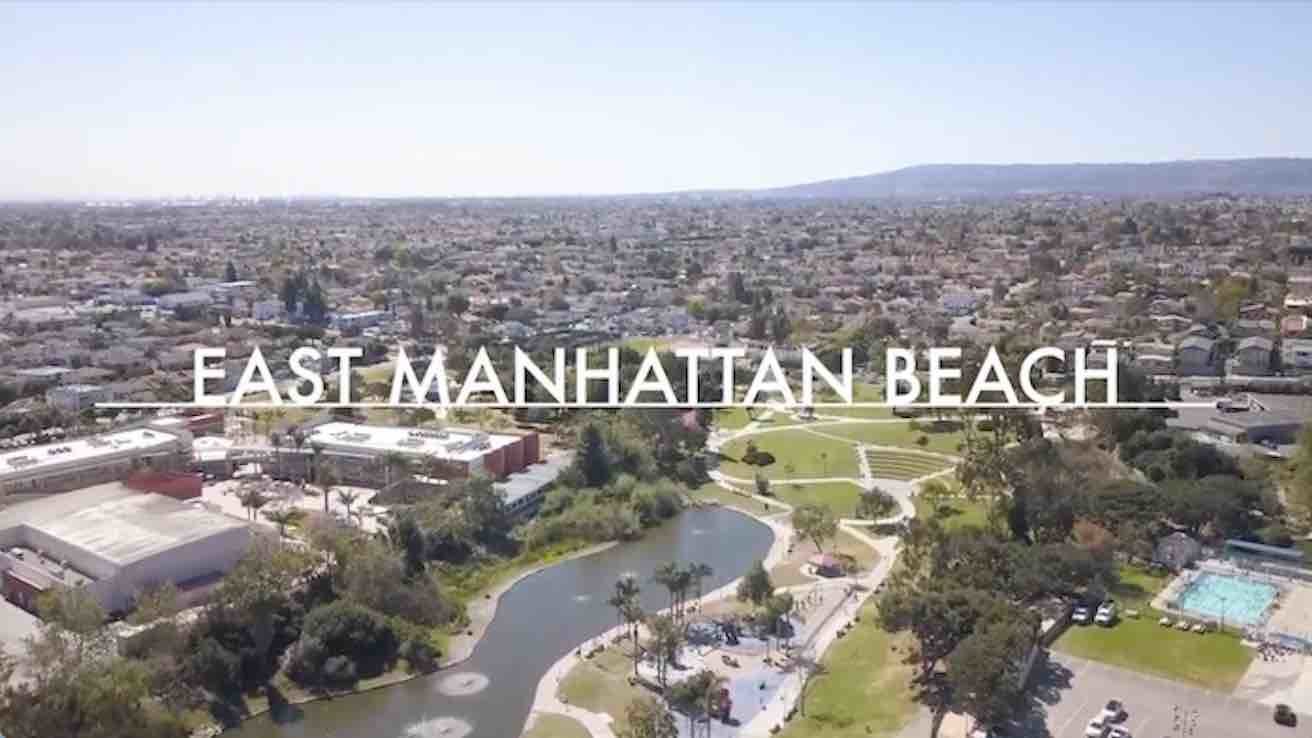 east-manhattan-beach-drone-view